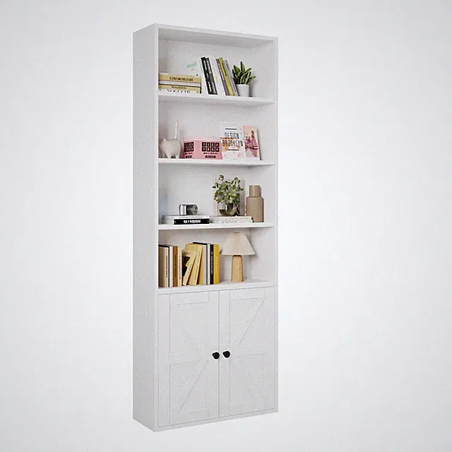 Bücherregal Vintage Vitrine Buchregal Regal Regal Standvitrine Hochschrank Weiß