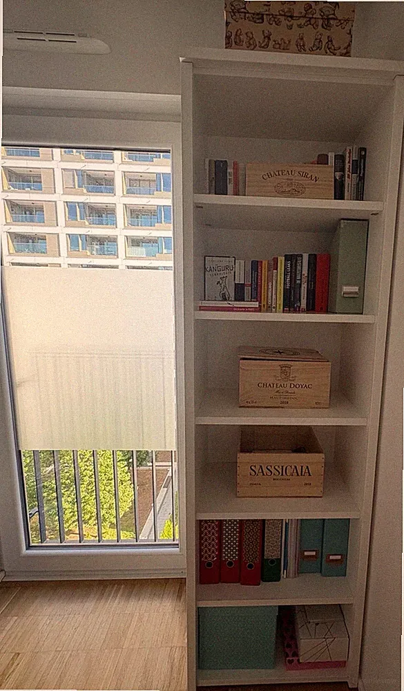 Bücherregal Weiß 65x40x217 cm freistehend 6 Fächer