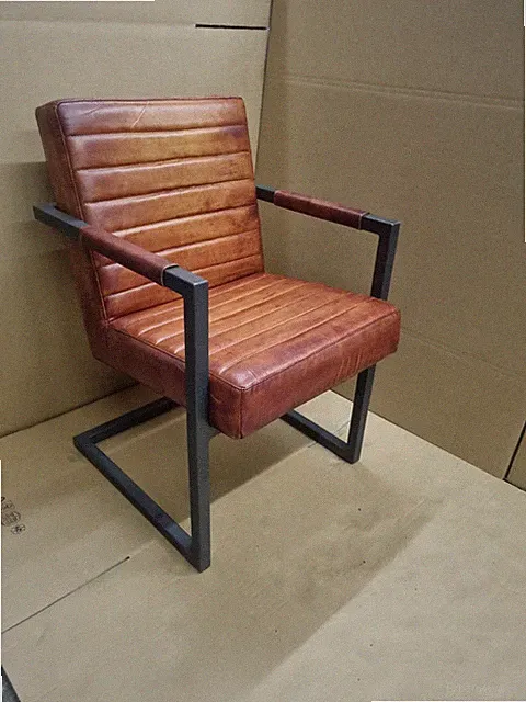BÜFFELLEDER FREISCHWINGER STUHL/ECHTESLEDER FREISCHWINGER STUHL/ESSZIMMER STUHL