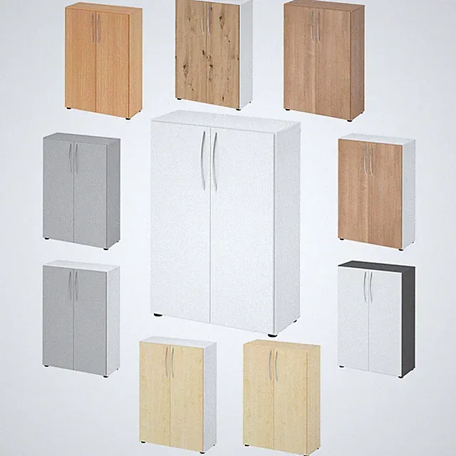 bümö Mehrzweckschrank Aktenschrank Schuhschrank Schrank Regal Kommode Holz