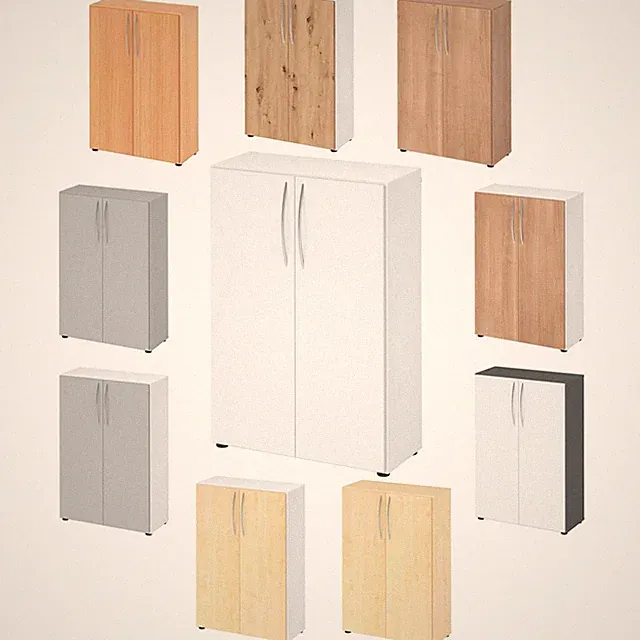 bümö Mehrzweckschrank Aktenschrank Schuhschrank Schrank Regal Kommode Holz