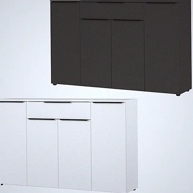 bümö Sideboard & Highboard Aktenschrank Büro Schrank Büroschrank Kommode Space