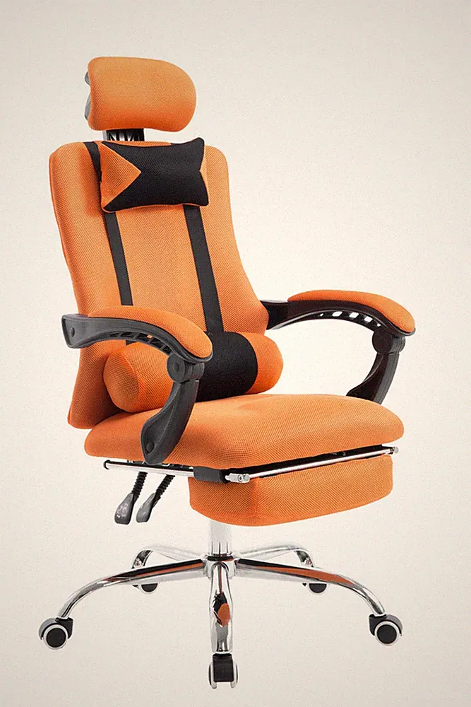 Orange Schreibtisch
