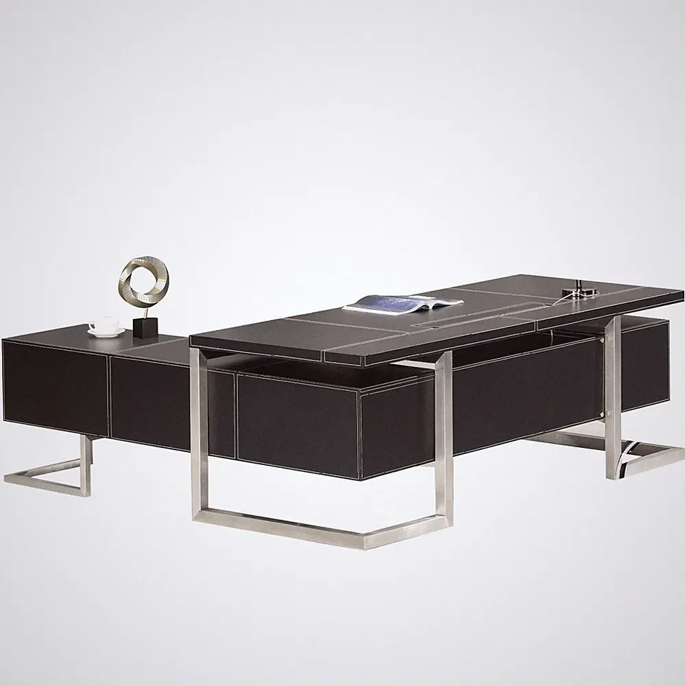 Büromöbel Schreibtisch Eckschreibtisch Venedig re. Bürotisch Chef Tisch Jet-Line
