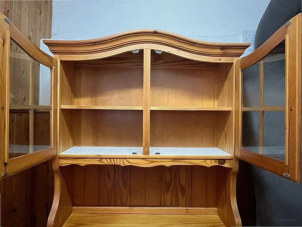 Buffetschrank mit Vitrine, Bauernschrank
