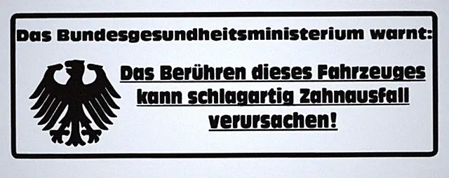 Bundesgesundheitsministerium Aufkleber Auto Fenster Wand Möbel Deko