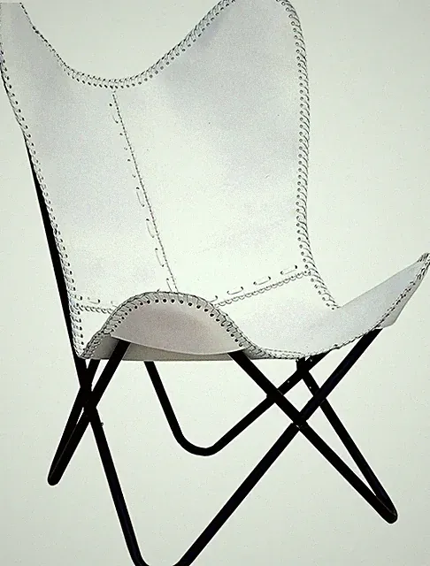 Butterfly Chair Bezug Vintage Handgemacht Classic Rindsleder BKF (Nur Bezug)W