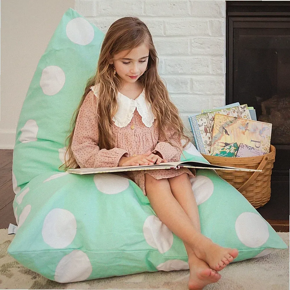 Butterfly Craze Sitzsack Bezug, Kinderspielzeug-Organizer, Bunt, Polyester
