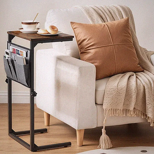 C-Form Beistelltisch Sofatisch Couchtisch Kaffeetisch Nachttisch Wohnzimmertisch