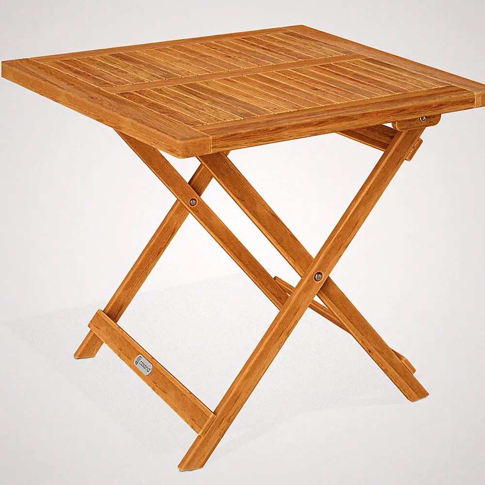 CASARIA® Gartentisch Balkontisch Holz Wetterfest Klapptisch Garten Gartenmöbel