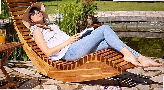 Casaria Saunaliege/Sonnenliege Java 154x60x78cm Akazie FSC- wetterfest klabbar
