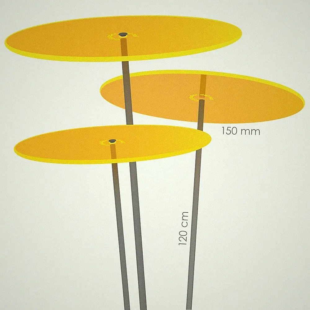 Cazador-del-sol ® | medio | tres | gelb | Höhe 120 cm