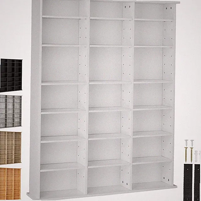 CD DVD Regal Holz Ständer Medienregal 840 Stk. Standregal Regalwand Aufbewahrung