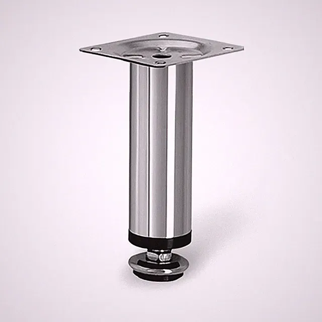 CHROM VERSTELLBARES SOCKELBEIN FÜR KÜCHENMÖBEL SCHRÄNKE 100mm/150mm