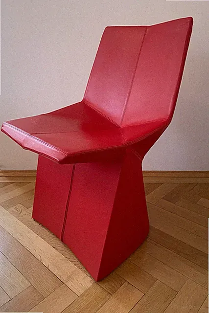 ClassiCon Mars Stuhl Leder Rot NUR ABHOLUNG in München - Konstantin Grcic 2003