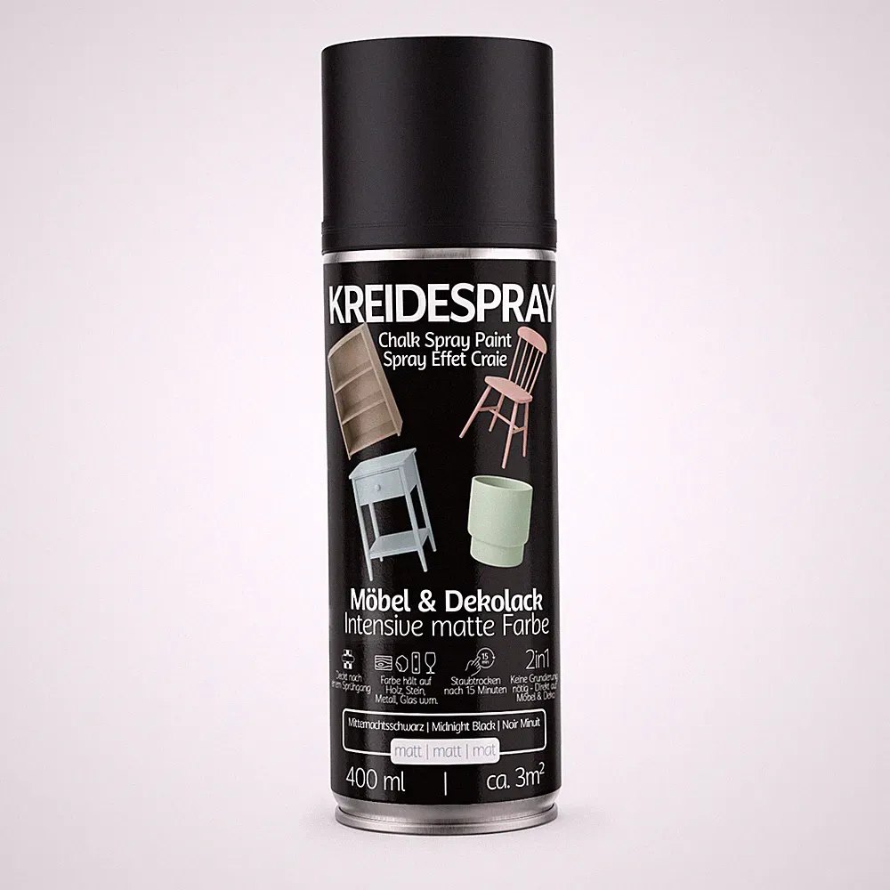 COLORS Kreidespray 400ml Matt Möbel & Deko Sprühfarbe Kreidefarbe