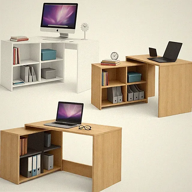 Computertisch Schreibtisch Eckschreibtisch Bürotisch PC Tisch Winkelschreibtisch