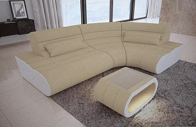 Couch Ecksofa Sofa Polsterecke concept L Form Modern Designer Eckcouch Stoffsofa