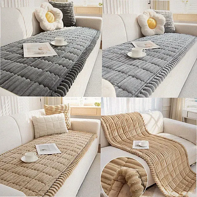 Couch Überzug Haustiere Dicke Sofa Überzug für 1 2 3 4 Sitzer Sofabezug L Form