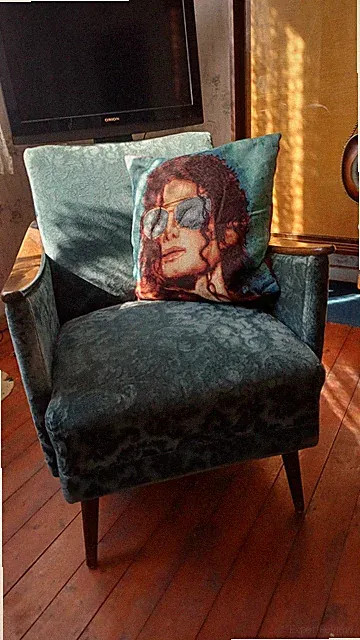 Couchgarnitur Middle Century aufklappbares SCHLAFSOFA und 2 SESSEL in graublau