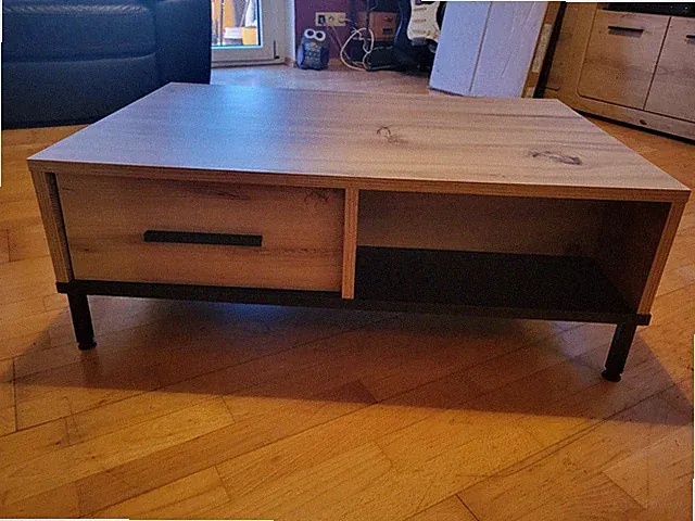 couchtich alyssia mit stauraum von wayfair