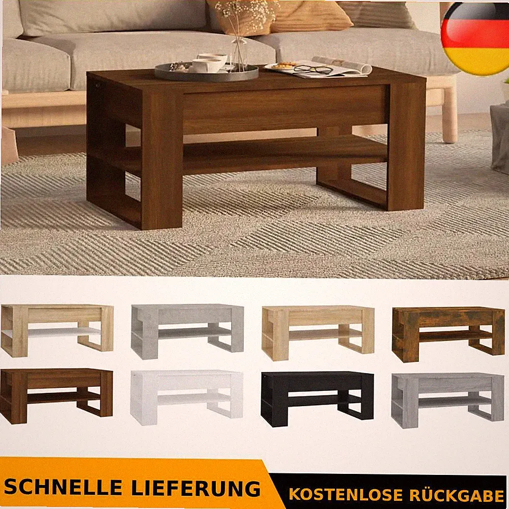 Couchtisch 102x55x45cm Holzwerkstoff Beistelltisch mehrere Auswahl vidaXL