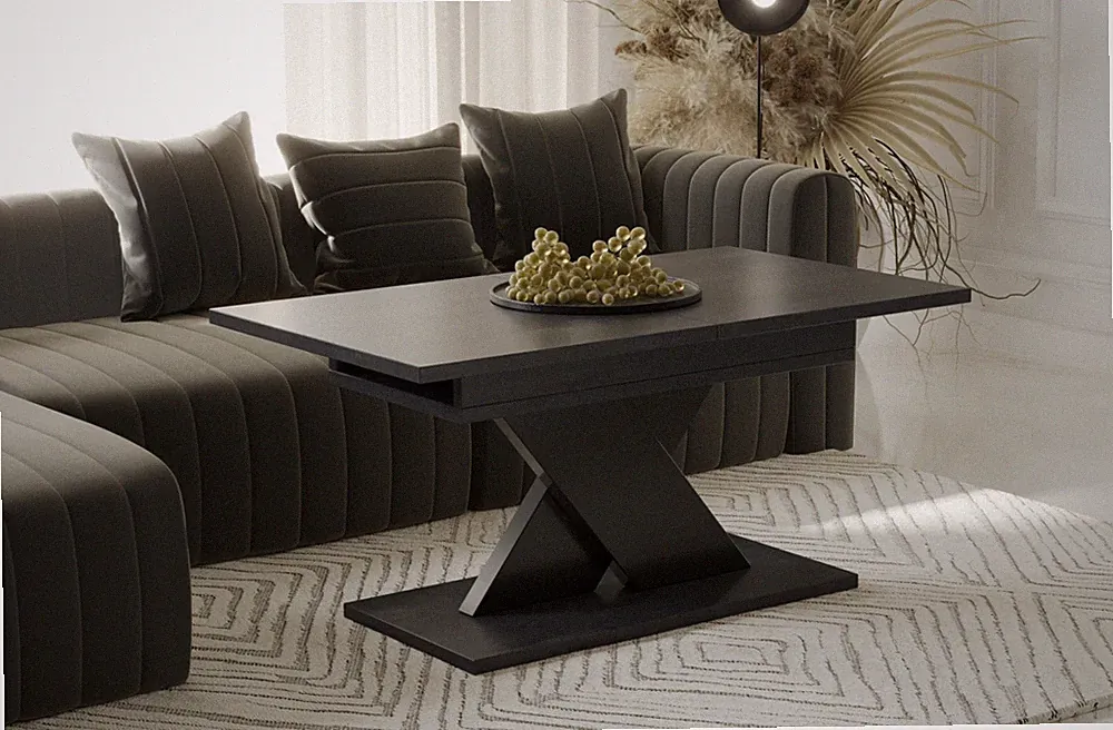 Couchtisch 110-140 cm ausziehbar erweiterbar Sofatisch Wohnzimmertisch modern