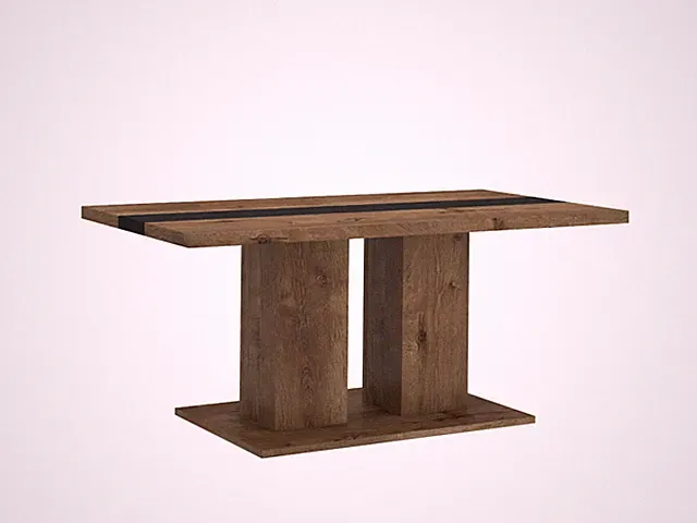 Couchtisch 110 cm BOSTON in Eiche Lefkas moderner Sofatisch Kaffetisch