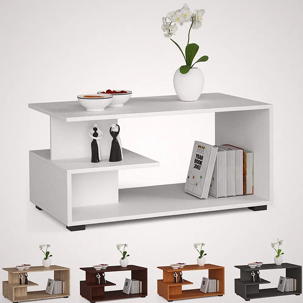 Couchtisch AKORD PIN Kaffeetisch 90 cm B90xH45xT51 cm