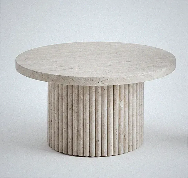 Couchtisch Beige Moderner Stil Komfortabel Minimalistisch Funktional