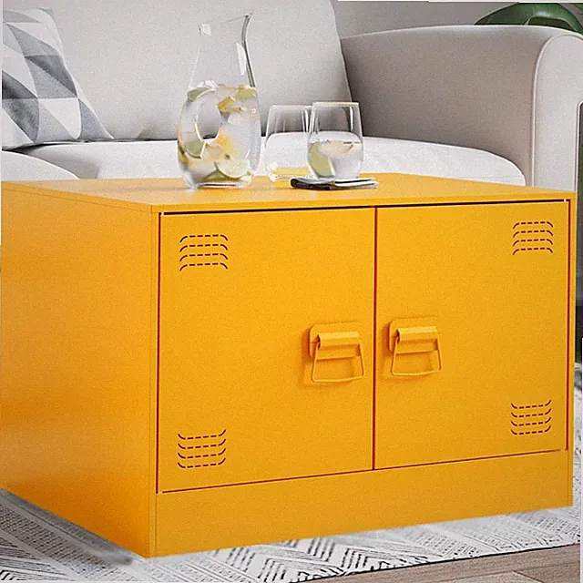 Couchtisch Beistelltisch Kaffeetisch Sofatisch Kaltgewalzter Stahl Tisch vidaXL