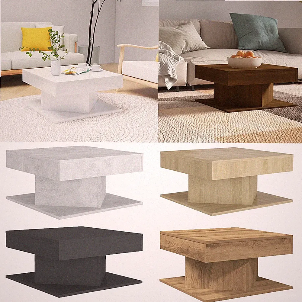 Couchtisch Beistelltisch Kaffeetisch Sofatisch Wohnzimmertisch 57x57x30 cm