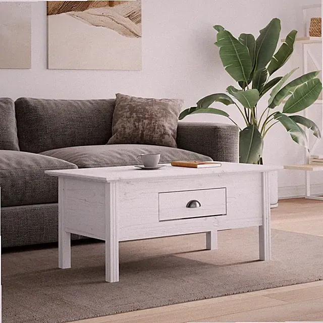 Couchtisch Beistelltisch Sofatisch Kaffeetisch Teetisch Massivholz Kiefer vidaXL