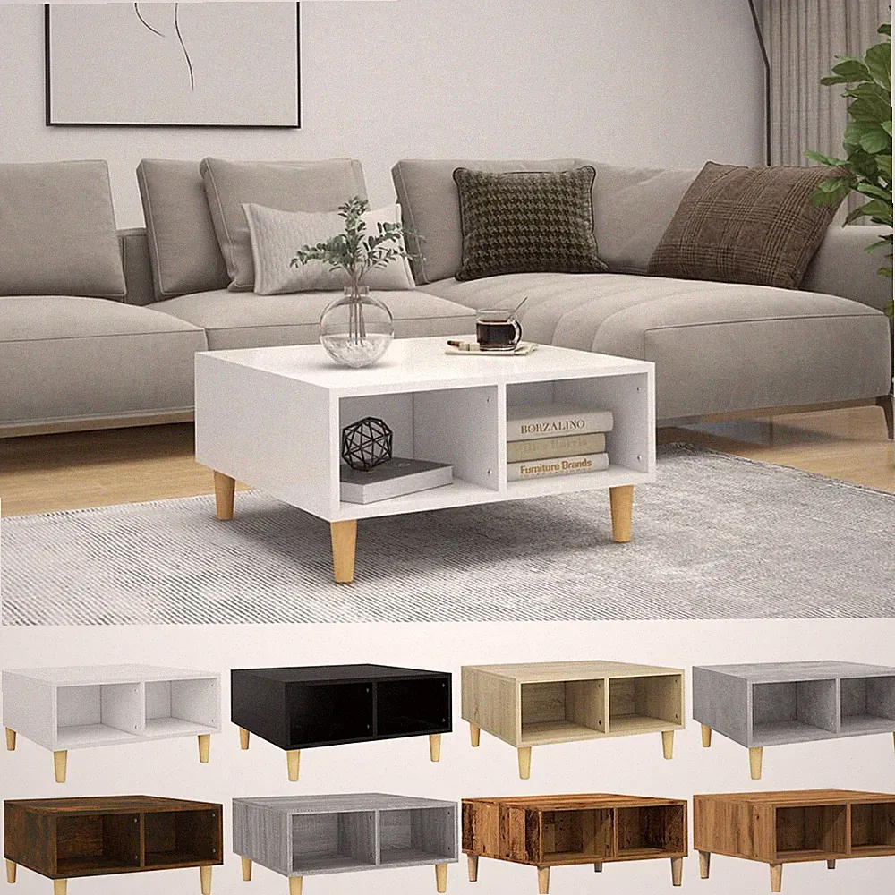 Couchtisch Beistelltisch Sofatisch Kaffeetisch Wohnzimmertish Tish 60x60x30cm