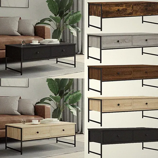 Couchtisch Beistelltisch Sofatisch Tisch Kaffeetisch Holzwerkstoff vidaXL