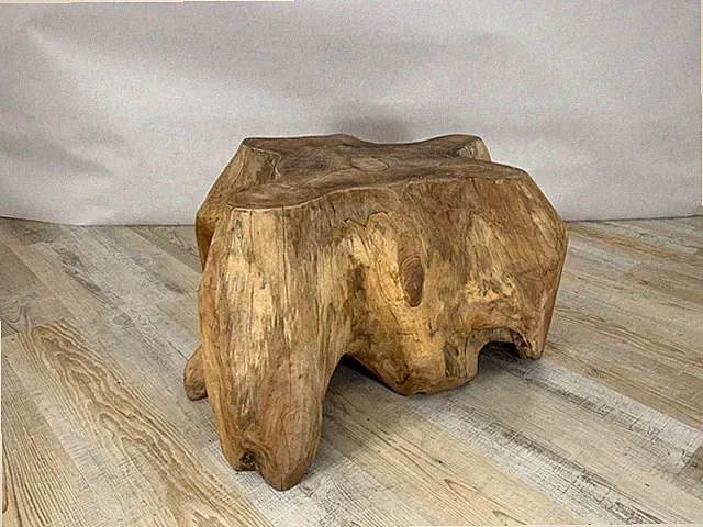 Couchtisch Beistelltisch Wurzelholz massiv Holz naturbelassen unbehandelt neu