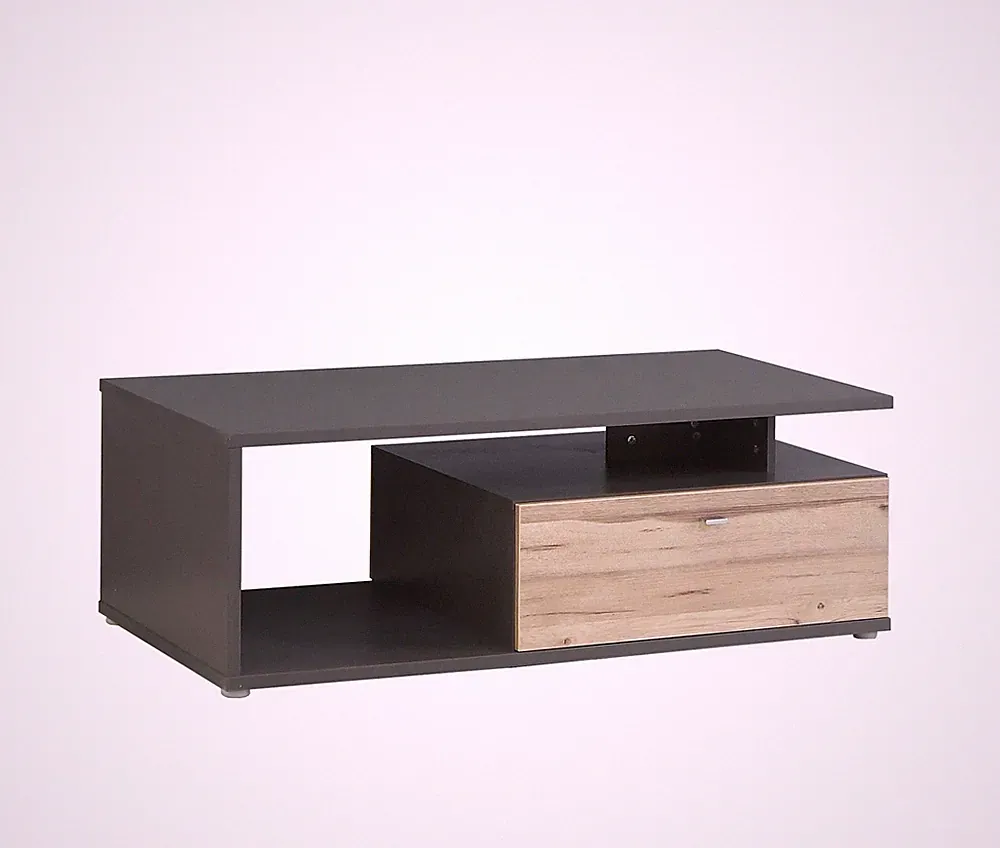 Couchtisch COMO 120 x 59 cm Optik Grau / Planked Eiche von Forte