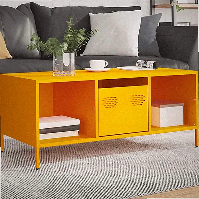 Couchtisch Flur-Akzent-Beistelltisch Tee-Beistelltisch Kaltgewalzter Stahl vidaX