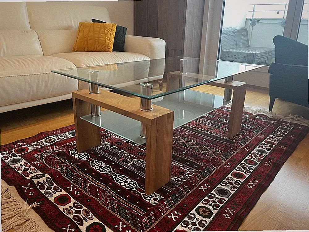 Couchtisch , Gesamtbreite: 68 cm Gesamtlänge: 100 cm Gesamthöhe: 45 cm, Höffner