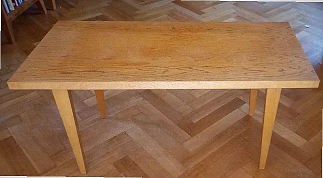 couchtisch holz, hellerau, DDR Jugendstil, top Zustand