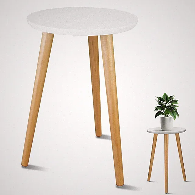 Couchtisch Holz Wohnzimmertisch Sofatisch für Wohnzimme, Schlafzimmer - Weiß