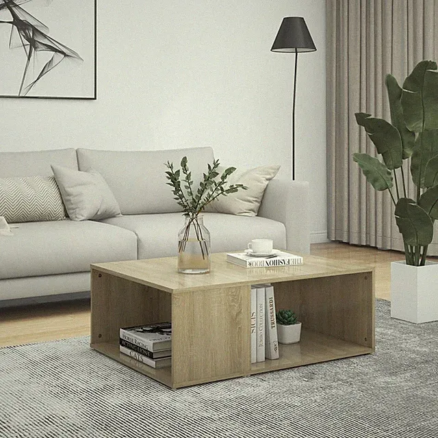 Couchtisch Holzwerkstoff Wohnzimmertisch Beistelltisch Akzenttisch Sofatisch