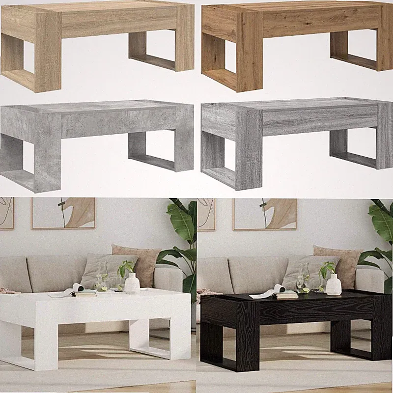 Couchtisch Holzwerkstoff Wohnzimmertisch Moderner Akzenttisch Wohnmöbel 110cm