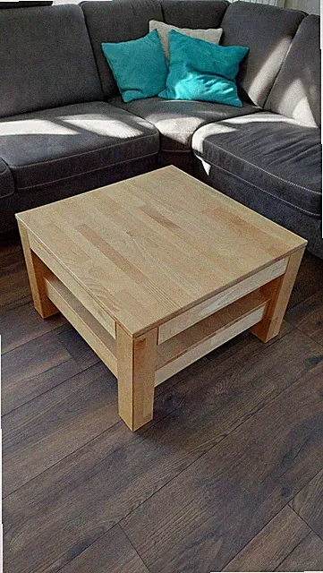 Couchtisch Massivholz Buche - gebraucht