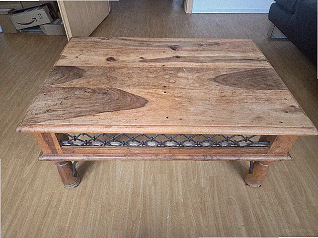 Couchtisch Massivholz Kolonialzeit