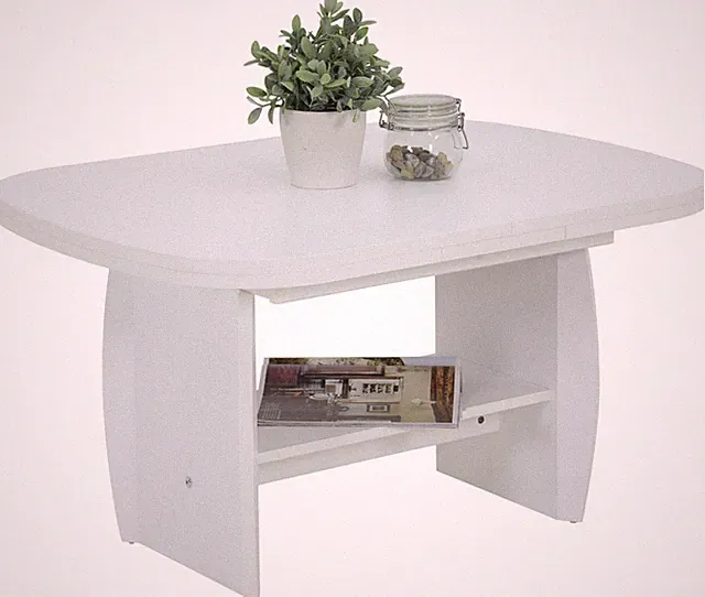 Couchtisch Michael III | Eiche Sonoma | Buche | Zwetschge | Weiß | ausziehbar
