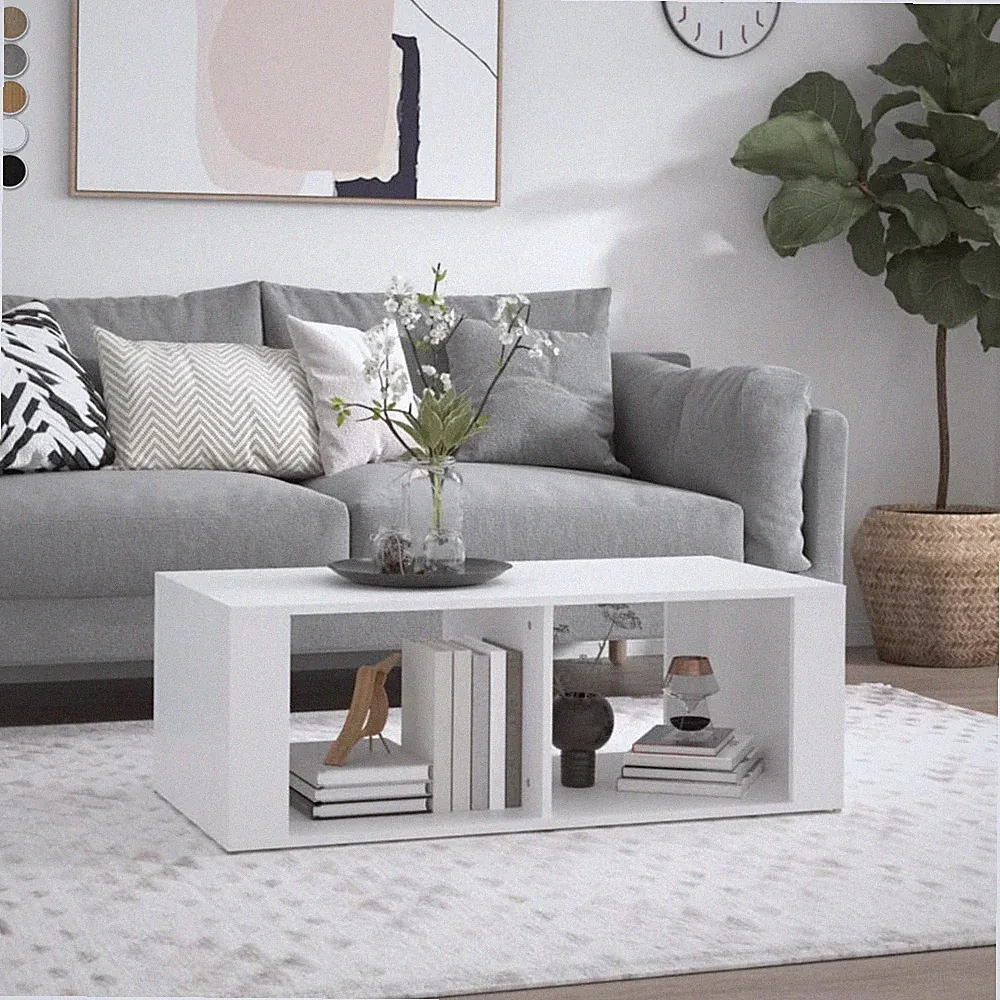 Couchtisch mit Stauraum Beistelltisch Wohnzimmer Sofatisch Teetisch Kaffeetisch