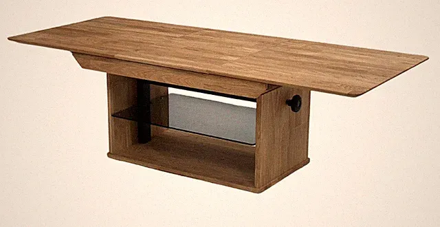 Couchtisch Nagold Wohnzimmertisch 110-150x62x48-64cm höhenverstellbar & ausziehb