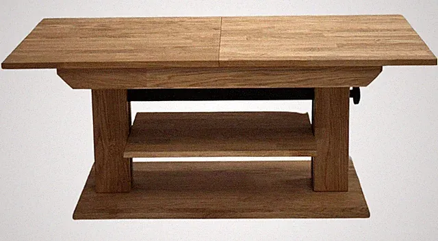 Couchtisch Nagold Wohnzimmertisch 110-150x62x48-64cm höhenverstellbar ausziehbar