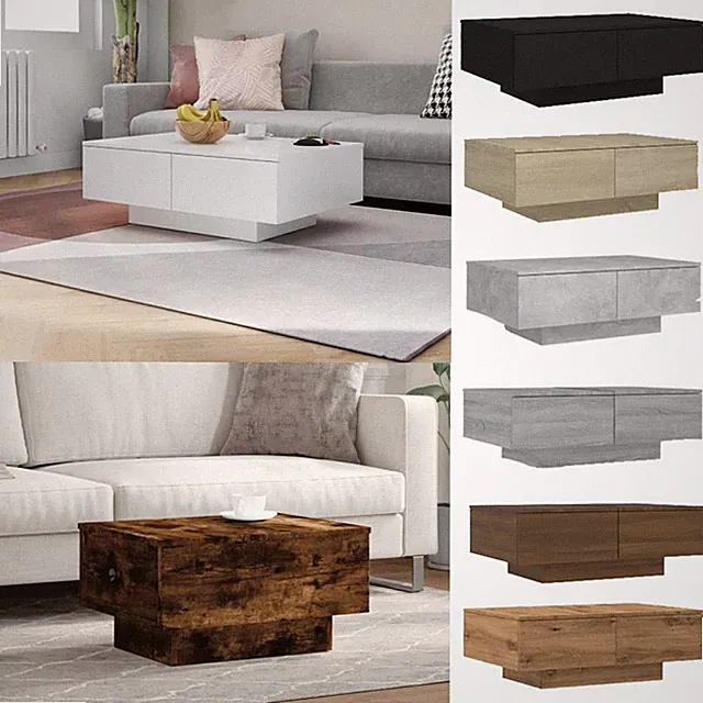 Couchtisch Sofatisch Beistelltisch Kaffeetisch Teetisch Holzwerkstoff vidaXL